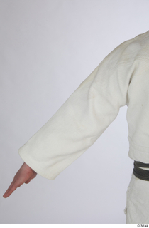 Yury arm dressed sleeve sports upper body white kimono dress…